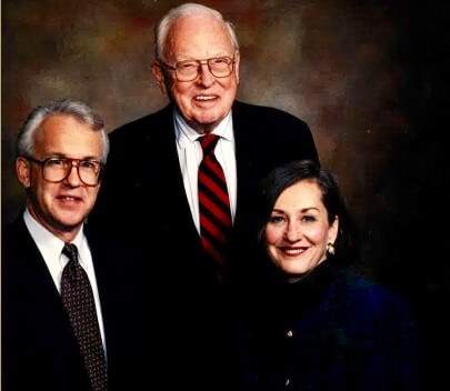 Rick King, Jim Kittleman (center), Jeanne Halvorsen
